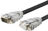 VivoLink Pro - VGA-forlengelseskabel - HD-15 (VGA) (hann) til HD-15 (VGA) (hunn) - 5 m - formstøpt, tommelskruer