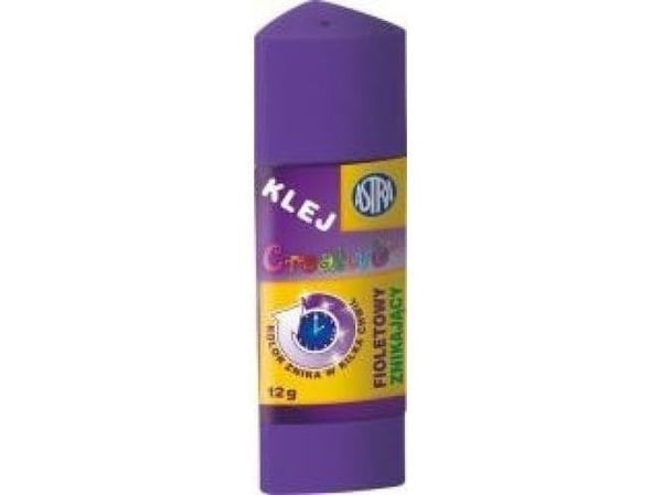 Astra Klej Creativo forsvinnende lilla 12 g, 12 stk |