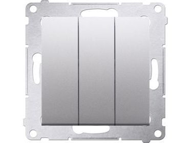Kontakt-Simon DW31.01/43, Muovi, Hopea, IP20, 250 V, 10 A, 75 mm