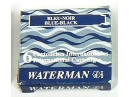 WATERMAN blekkpatronstativ Myster Blue 8 stk