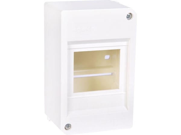 Legrand 1x4 modular switchgear, surface mounted, IP30 S4, without strips 605270