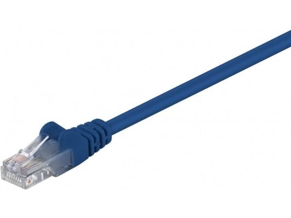 Goobay 68375, 5 m, Cat5e, U/UTP (UTP), RJ-45, RJ-45, Blå