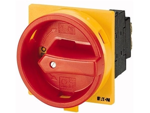 Eaton P1-32/EA/SVB/N, Kiertokytkin, 3P, Punainen, Keltainen, IP65, 32 A
