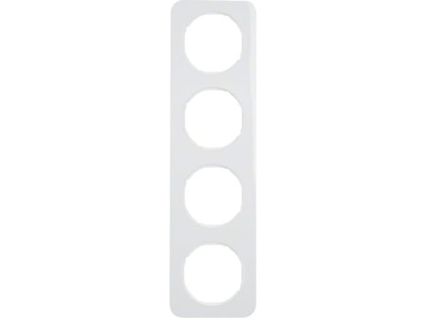 Berker 10142189, Valkoinen, Termoplastinen, Ruuviton, Berker, Kiiltävä, 2 kpl