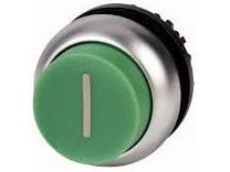 Eaton M22-DH-G-X1, Painikekytkin, Musta, Vihreä, Metallinen, IP66, IP67, IP69, 29,7 mm, 29,7 mm, -25 - 70 °C