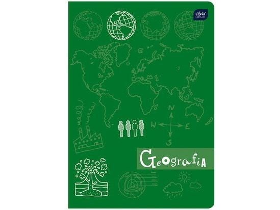 Interdruk notatbok A5 60k kort geografi HYBRID FSC
