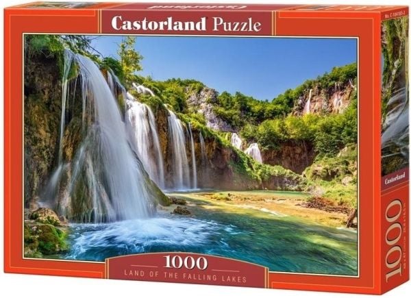 Castorland Land of the Falling Lakes, 1000 stykker, Landskap, 9 år
