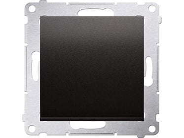 Kontakt-Simon DPR1.01/48, Trykknapkontakt, Plast, Antrasiitti, IP20, IP44, 250 V, 10 A