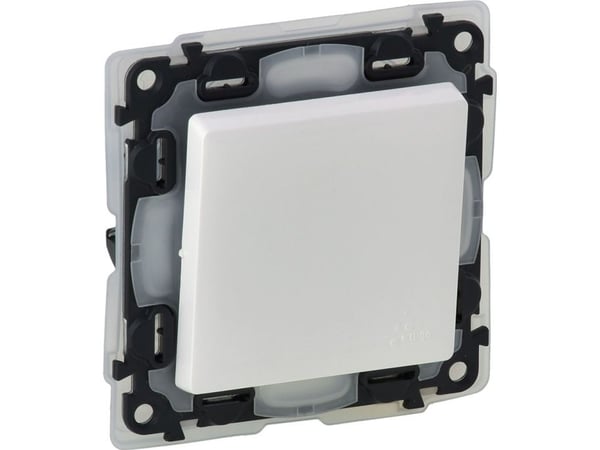 Legrand enpolet bryter 10AX IP44 hvit VALENA LIFE (752151)