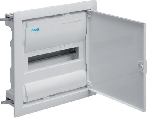 Hager Polo VH12NE Modulaarinen kytkinlaite 1x12, uppoasennus, kipsilevyseiniin IP30 Volta VH12NE Volta VH12NE Hager Polo VH12NE Modulaarinen kytkinlaite 1x12, uppoasennus, kipsilevyseiniin IP30 Volta VH12NE Volta VH12NE
