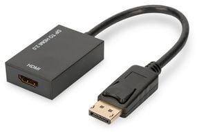 Assmann - Videokonverterare - DisplayPort - HDMI - svart