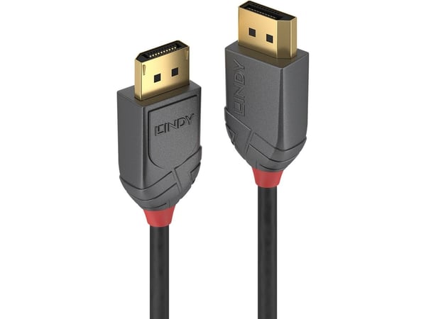 Lindy 36484, 5 m, DisplayPort, DisplayPort, Hankjønn, Hankjønn, 4096 x 2160 piksler