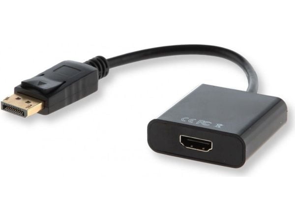 SAVIO CL-55 - Video adapter - DisplayPort hann til HDMI hunn - 20 cm