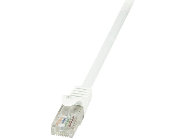 LogiLink EconLine - Koblingskabel - RJ-45 (hann) til RJ-45 (hann) - UTP - CAT 6 - hvit