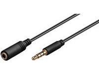 MicroConnect - Ljudförlängningskabel - mini-phone stereo 3.5 mm hona till mini-phone stereo 3.5 mm hane - 2 m
