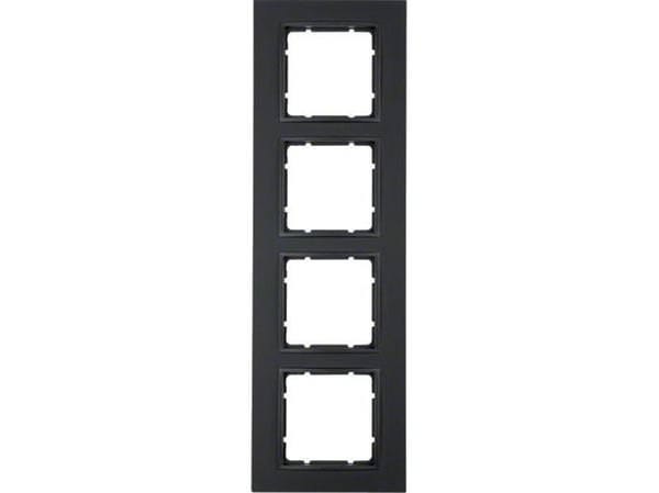 Berker 10146626, Musta, Termoplastinen, Ruuviton, Berker, Matta, 1 kpl