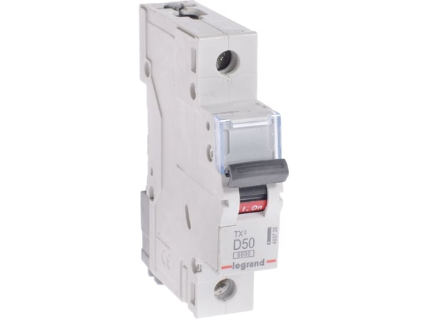 Legrand TX3, Dvärgbrytare, Typ D, IP20, 240 - 415 V