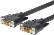 VivoLink Pro - DVI-kaapeli - DVI-D (uros) - DVI-D (uros) - 15 m - muotoiltu, sormiruuvit - musta