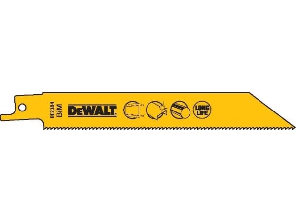Dewalt 152mm sabel såg metallblad 5st. DT2384
