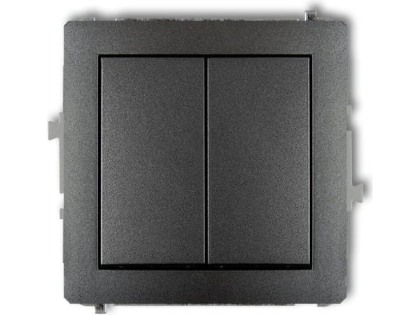 Karlik 11DWP-2, tasokytkin, grafiitti, IP20, IP44, 250 V, 10 A