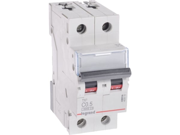 Legrand TX3, Dvärgbrytare, Typ C, IP20, 240 - 415 V