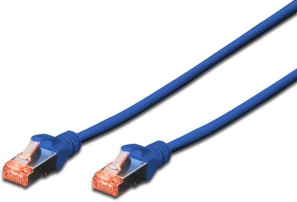 DIGITUS Professional - Koblingskabel - RJ-45 (hann) til RJ-45 (hann) - 1 m - SFTP, PiMF - CAT 6 - IEEE 802.3 - med støvel, halogenfri, uten hindrin...