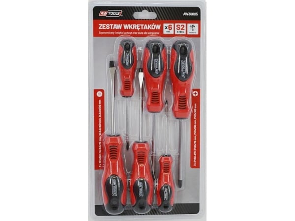AWTools S2 ruuvimeisselit 6kpl (AW36805)