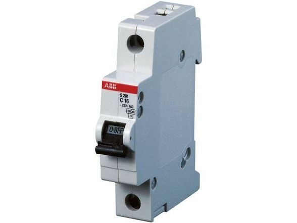 ABB S201-C2, Dvärgbrytare, Typ C, IP20, 230 - 400 V