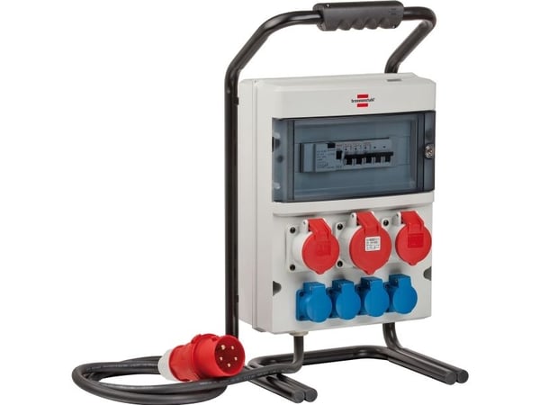 Brennenstuhl kannettava rakennuskytkin BSV 4/32 FS IP44 1xCEE 400V/32A + 2xCEE 400V/16A 4x230V/16A + suojaus (1154904) Brennenstuhl kannettava rakennuskytkin BSV 4/32 FS IP44 1xCEE 400V/32A + 2xCEE 400V/16A 4x230V/16A + suojaus (1154904)