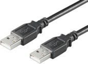 MicroConnect USB 2.0 - USB-kaapeli - USB (han) til USB (han) - USB 2.0 - 3 m - lajittelu
