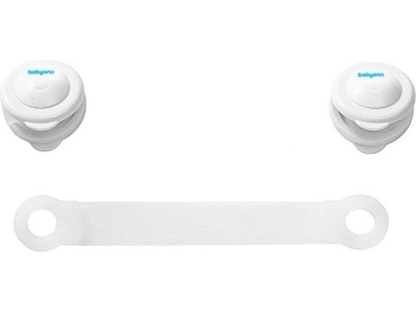 BabyOno universell sikring hvit 2 stk.