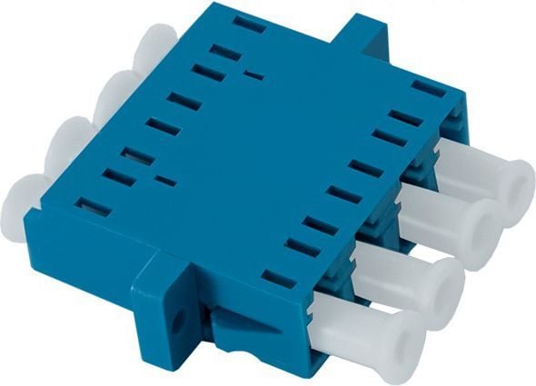 Qoltec Quad - Verkkoliitin - LC/UPC yksimuotoliitin (naaras) LC/UPC yksimuotoliittimeen (naaras) - valokuituverkko