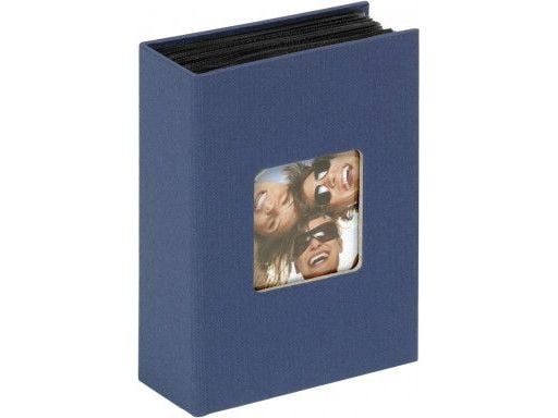 Walther Minimax slip-in Fun, Blå, 100 ark, 10 x 15, Perfekt binding, Papir, Sort