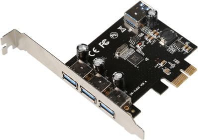 MicroConnect - USB-adapter - PCIe 2.0 - USB 3.0 x 3 + USB 3.0 (intern)