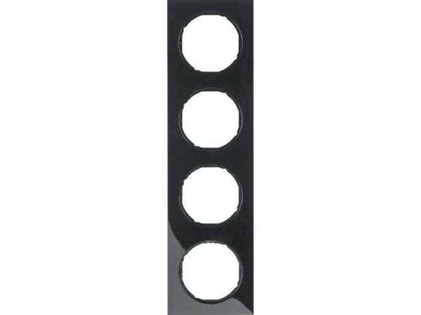 Berker 10142245, Musta, Termoplastinen, Ruuviton, Berker, Kiiltävä, R.3