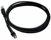 Datalogic USB cable, straight, Type A, TPUW 2m black