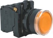 Schneider Electric XB5, Keltainen, 24 V, 50 - 60 Hz, 10 A, 30 mm, 57 mm