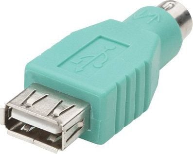 Goobay 68919, USB Type-A, PS/2, Grønn