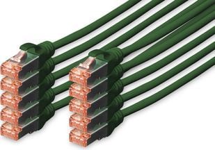 DIGITUS Professional - Koblingskabel - RJ-45 (hann) til RJ-45 (hann) - 1 m - SFTP, PiMF - CAT 6 - IEEE 802.3 - med støvel, halogenfri, uten hindrin...