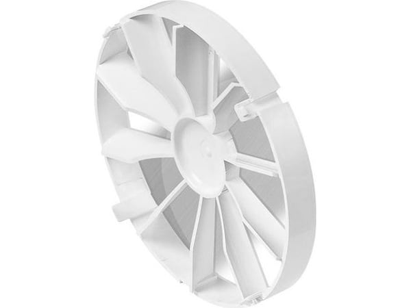 AWENTA tilbakeslagsventil for vifte hvit 100 mm (ZZ100)