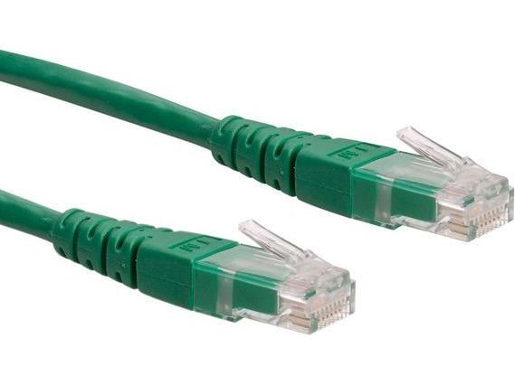 ROLINE 21.15.1523, 0,5 m, Cat6, U/UTP (UTP), RJ-45, RJ-45, Grønn