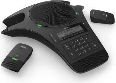 snom C520-WiMi - Konferanse-VoIP-telefon - med Bluetooth-grensesnitt - DECT - treveis anropskapasitet - SIP - 3 linjer - svart