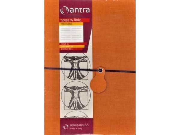 Antra Notes A5 linjert Renessanse (244322)