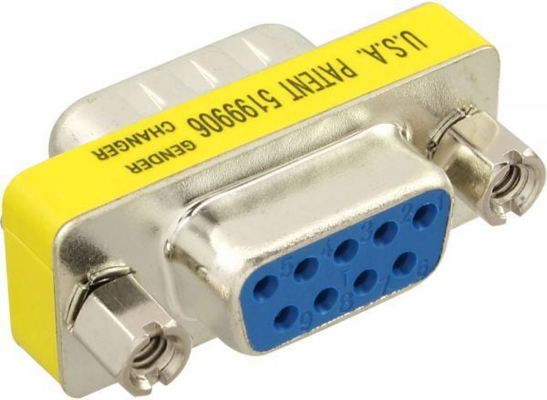 InLine 42214, 9pin female, Ruostumaton teräs