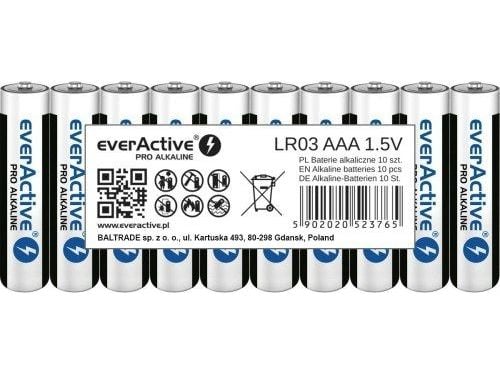 Everactive LR610PAKPA, Engangsbatteri, AA, Alkalinsk, 1,5 V, 10 stykker, 3000 mAh