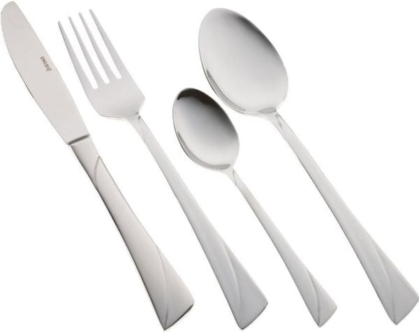 King Hoff serverings-/bordsredskapsett, 72 deler bordutstyr, polert stål, „Kinghoff“