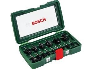 Bosch - Routerspissett - 15 deler - 8 mm