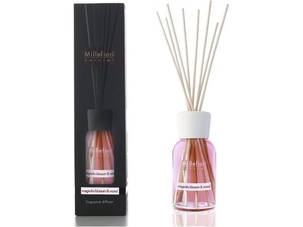 Millefiori Milano Glass diffuser Natura l Magnolia blomster og tre 100 ml
