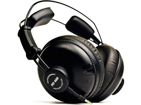 Superlux HD669 - Hodetelefoner - full størrelse - kablet - 3,5 mm jakk - svart