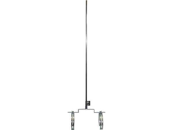 Elko-Bis dobbel takkrok for jordings-/lynleder Ø12 mm aluminium 71.15 AL 1,5 m (97101509)